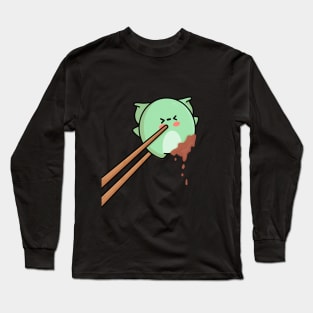 Kawaii sushi monster Long Sleeve T-Shirt